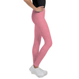 Peony Squares Youth Leggings