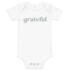 Grateful Baby Short Sleeve Onesie