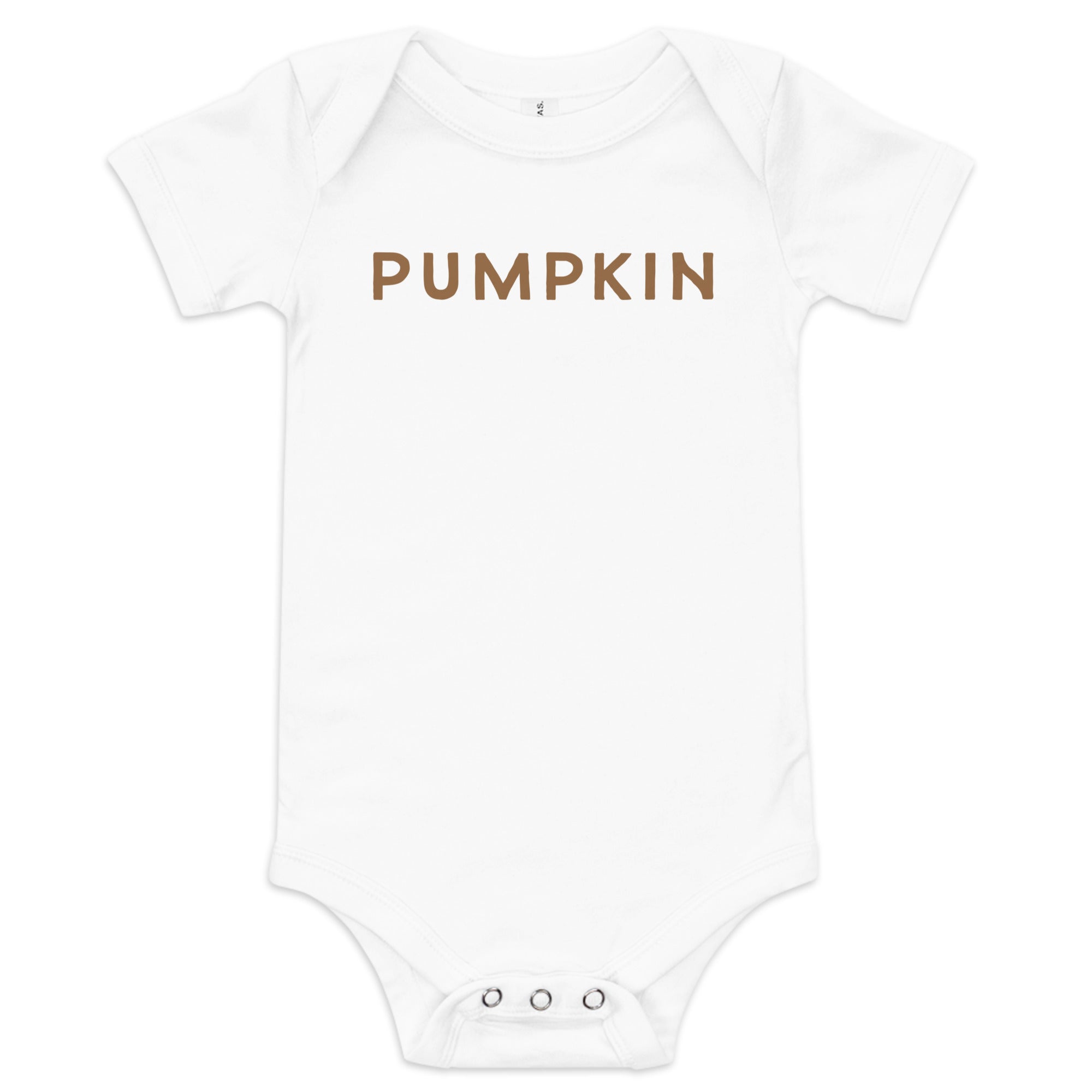 Pumpkin Baby Short Sleeve One Piece