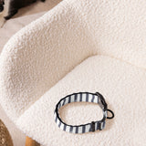 Prep School Blue Stripe Pet collar