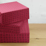 Viva Magenta Squares Wrapping paper sheets