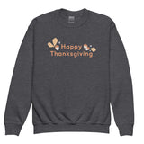 Happy Thanksgiving Youth Crewneck Sweatshirt