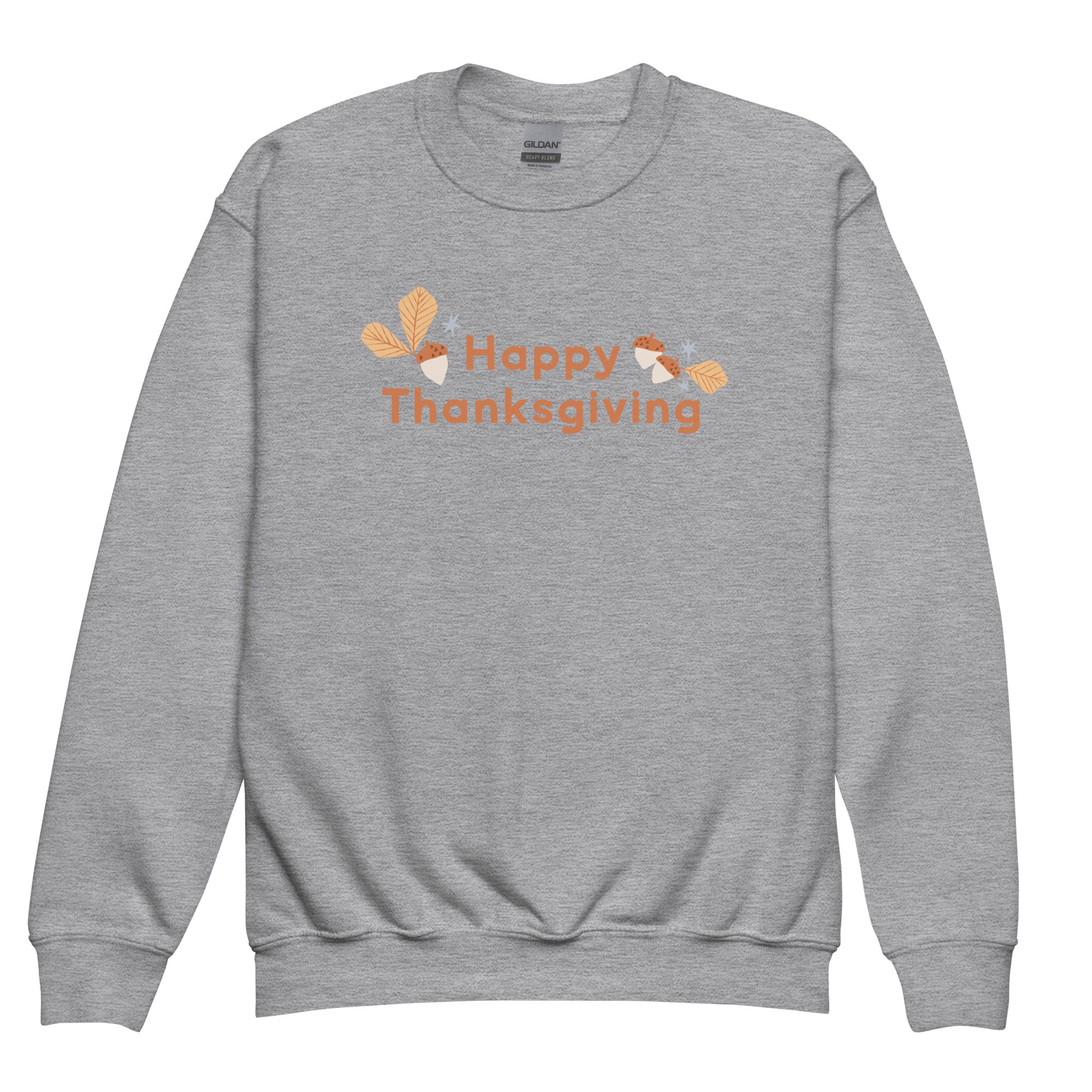 Happy Thanksgiving Youth Crewneck Sweatshirt