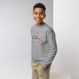 Happy Thanksgiving Woodland Youth Crewneck Sweatshirt