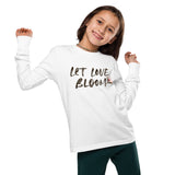 Let Love Bloom Youth Long Sleeve Tee