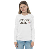 Let Love Bloom Youth Long Sleeve Tee